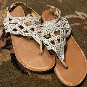 Wonder nation girls size 4 sandals